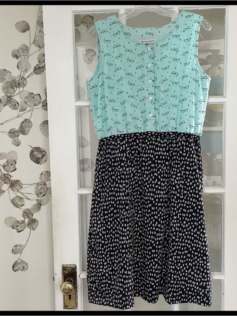 🆕 {Frock Shop} Eyeglass Lass Retro Pinup Dress